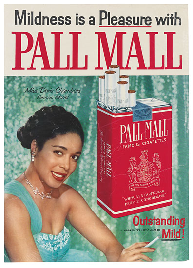 (BUSINESS.) PALL MALL CIGARETTES. Mildness is a Pleasure with Pall Mall.